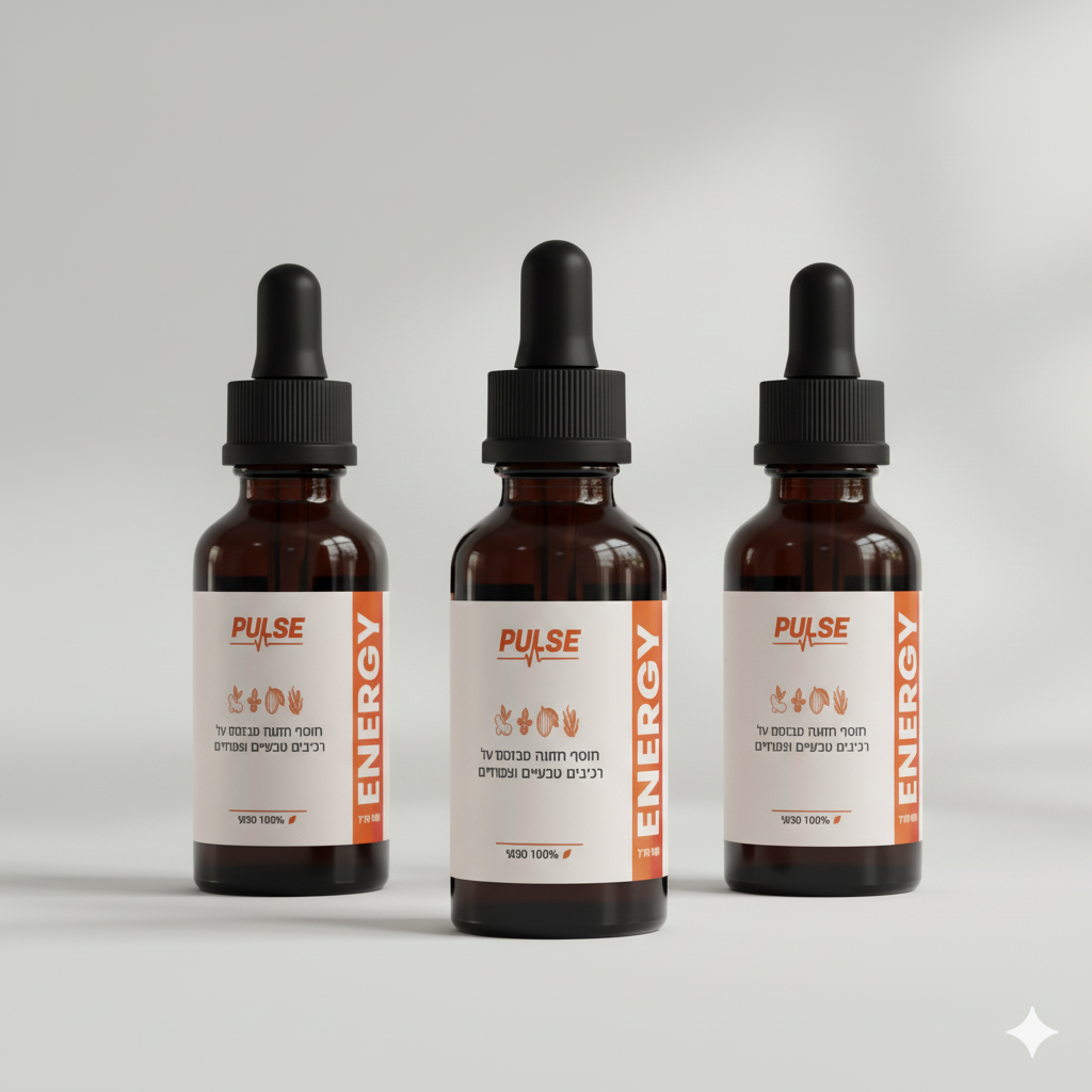 תמצית נוזלית טבעית מרוכזת לחיוניות יומיומית